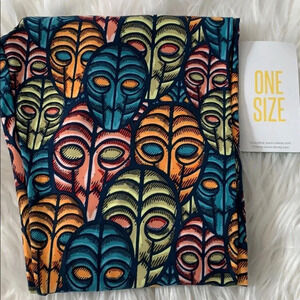 New! Women’s Lularoe Disney Villians multi color legging size OS